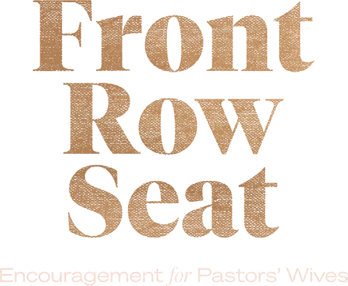 Front Row Seat. Encouragement for Pastors' Wives logo